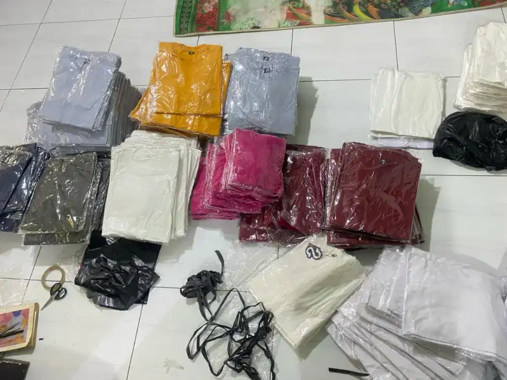 Kaos Oblong Polos Warna ukuran random ex toko minimal 10