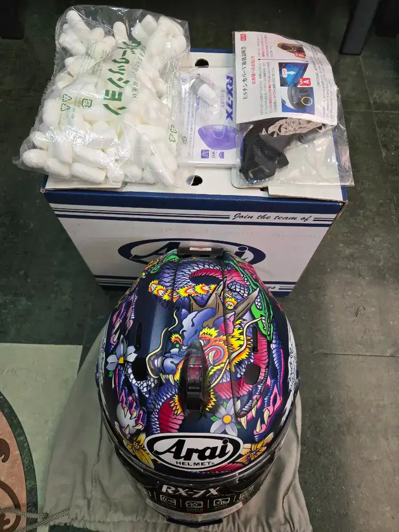 Arai RX7X Oriental blue