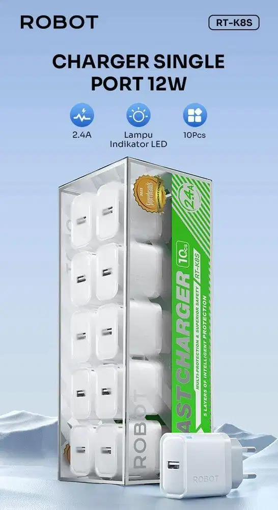 ADAPTOR CHARGER ROBOT RT - K8S