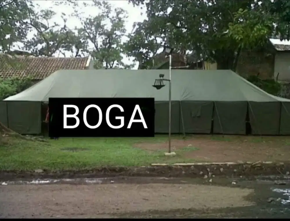 Tenda pleton camping Pramuka 6x14 murah