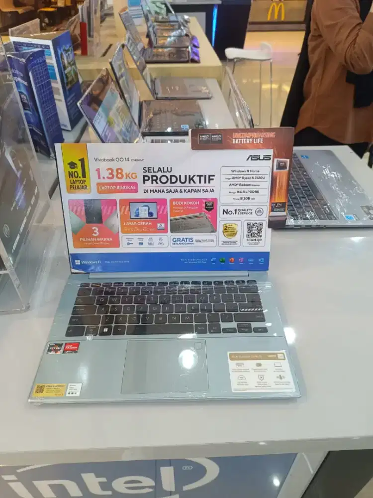 Asus vivobook ryzen 5 , cash dan cicilan pasti ringan