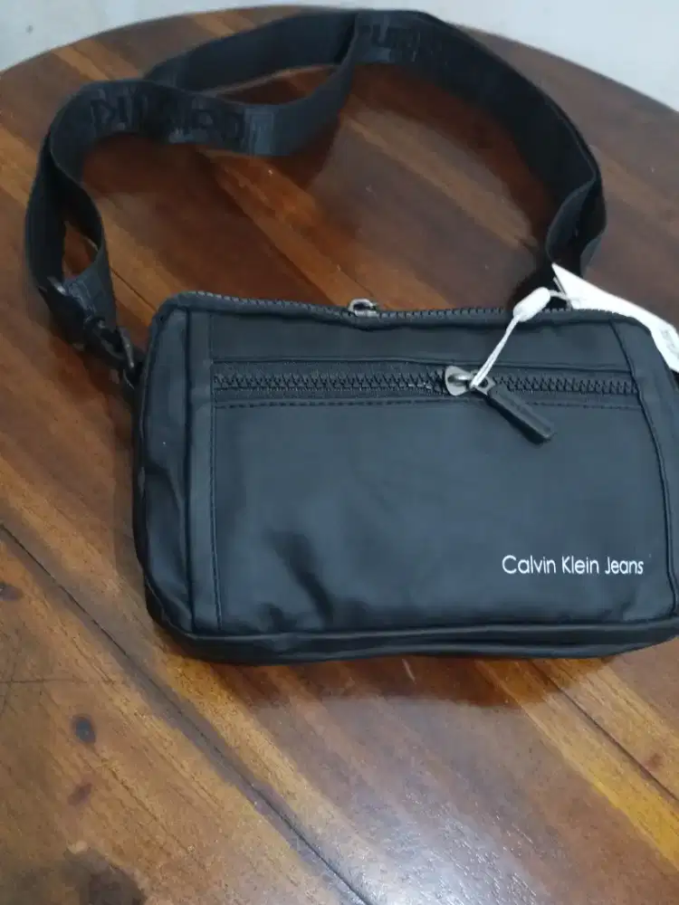 Tas waist bag  CK Calvin klien jeans Black unisex