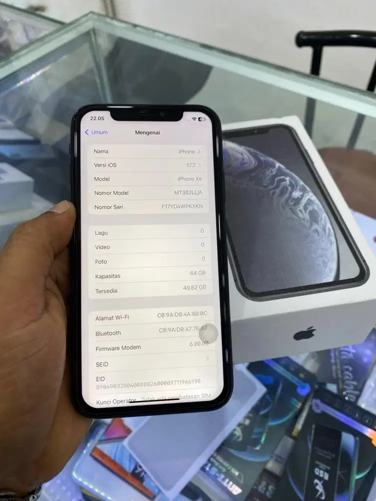 IPHONE XR 64 JARINGAN ALL OPERATOR   FULLSET BH 82 NO MINUS