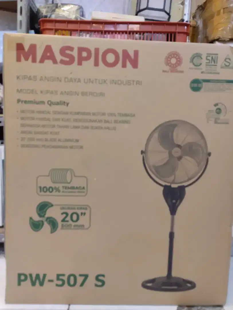 kipas angin standing maspion berdiri 20 inch