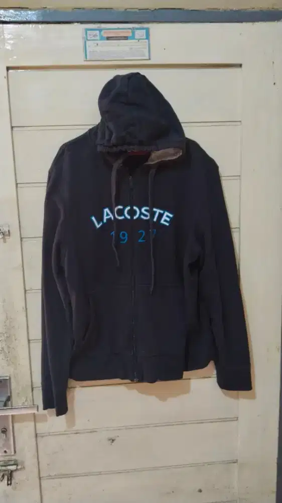 Hoodie zipper lacoste
