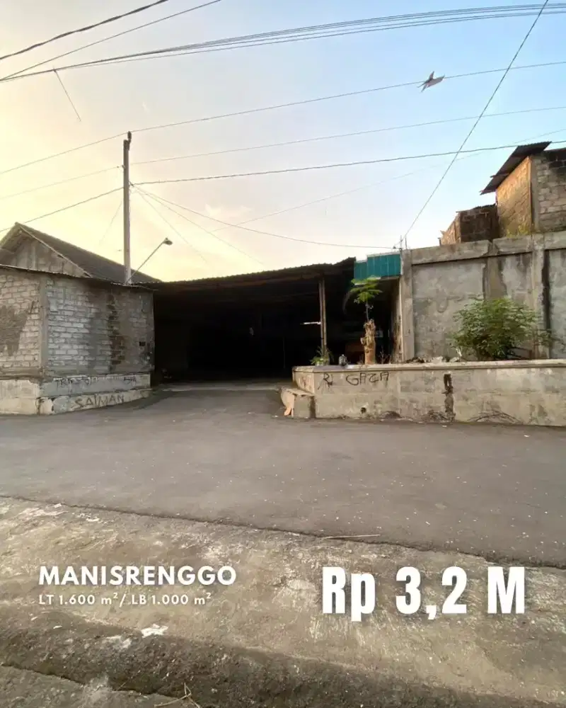 Dijual Rumah Luas di Manisrenggo Klaten