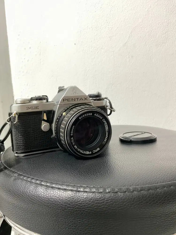 Pentax ME Analog Camera + Lensa 50mm f/1.4 | Kamera Analog