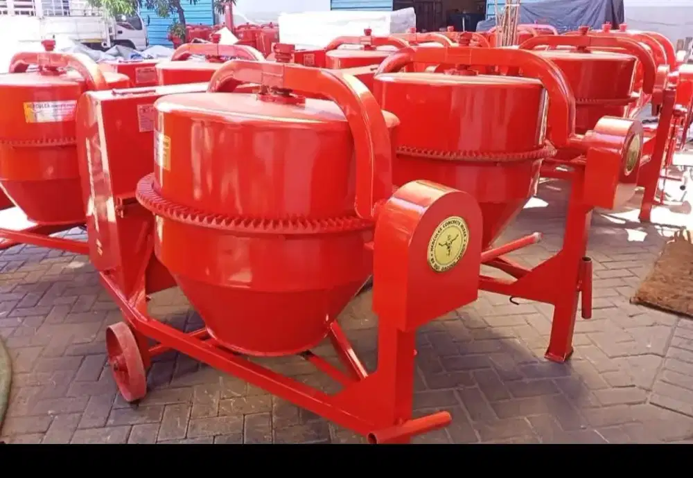 Molen beton Hercules 50kg komplit siap pakai