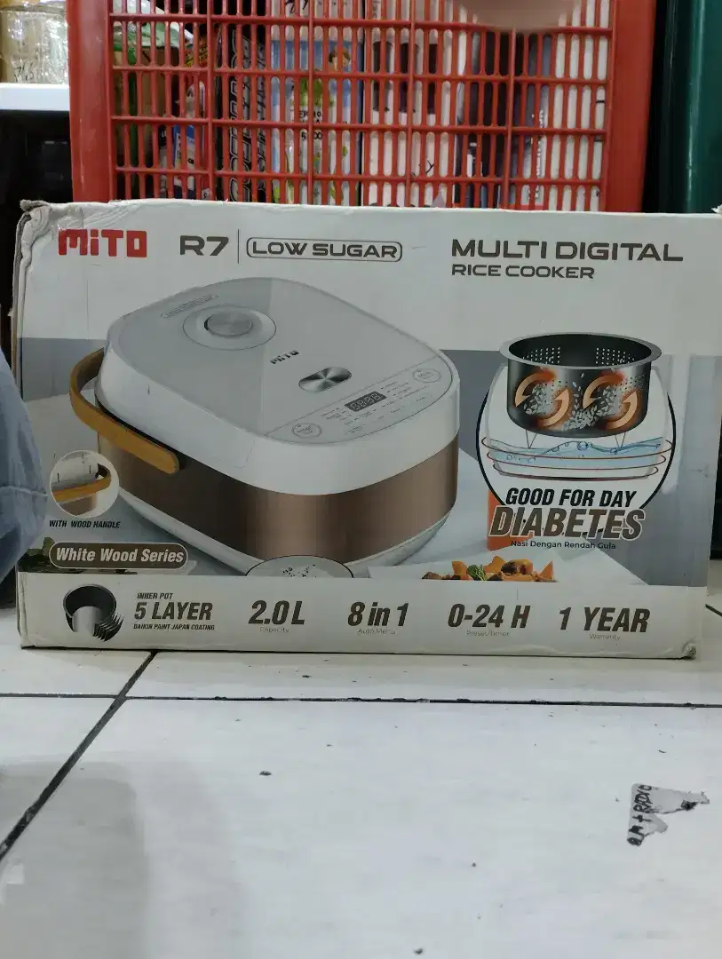 rice cooker digital mito low sugar 8in1
