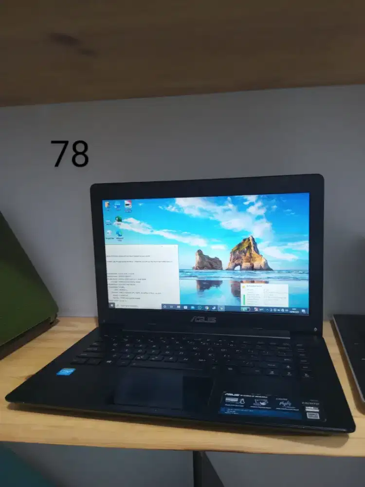 Asus slim X453MA Intel N2840 RAM 8GB SSD 128GB LED 14 baterai 2 Jam