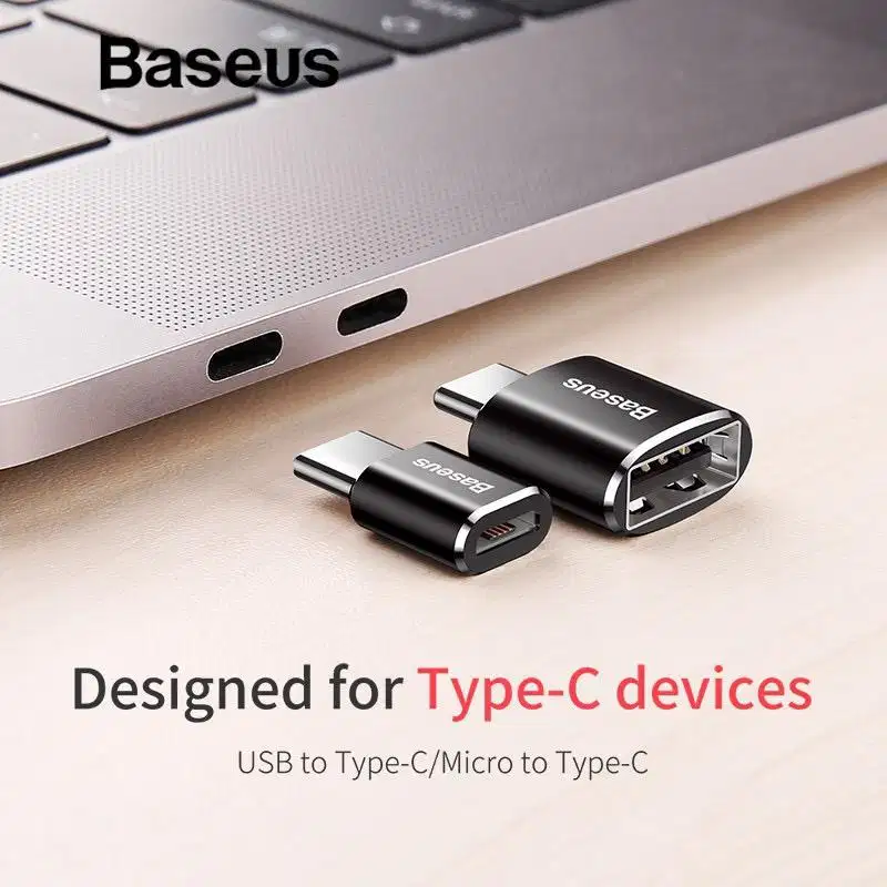 Baseus Mini OTG Adapter Charger Type C to USB, Micro to Type C