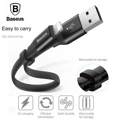 Kabel Data Nimble Iphone Portable Cable 23cm | Baseus Original | Casan