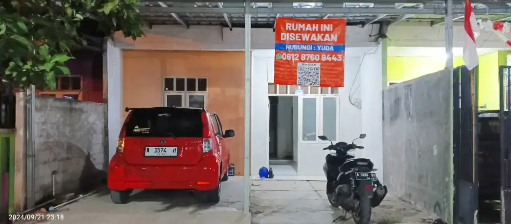 Dikontrakkan rumah siap huni di cikande