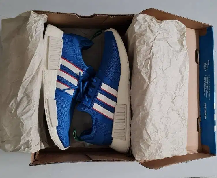 Sepatu Adidas NMD R1 ORIGINAL ITALIA BLUE Size 42