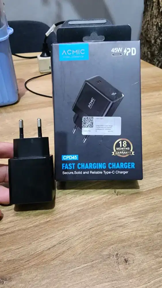 Adaptor Charger Acmic Fast Charging 45 watt