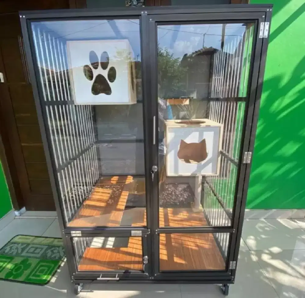 Kandang kucing alumunium bandung