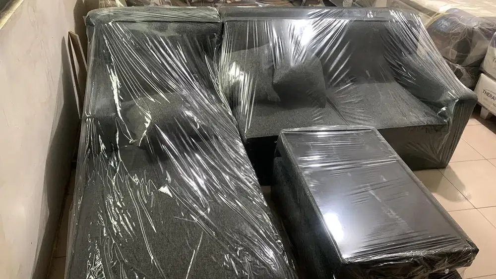 Sofa tipe L slonjoran Abu