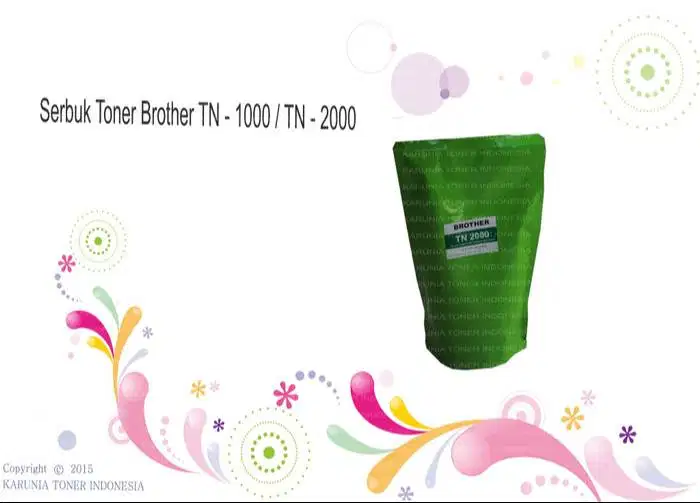 Serbuk Toner Brother TN - 1000 / TN - 2000 Berkualitas bag hijau