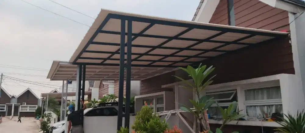 Kanopi alderon satu layer