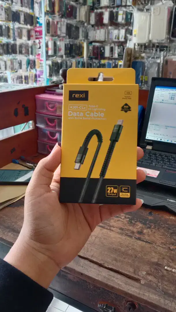 rexi Type-C to lightning data kabel extra bend protection