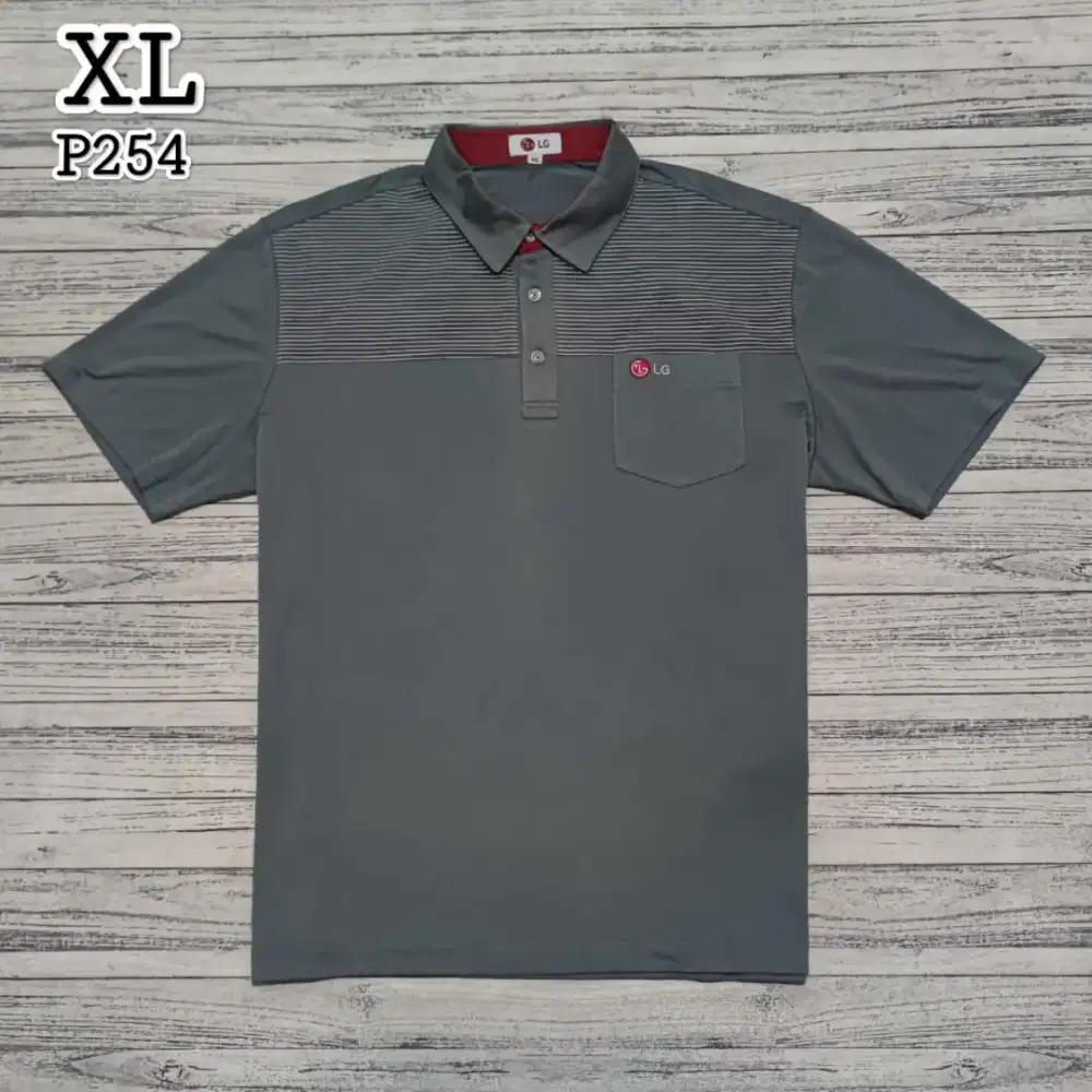 LG Grey Polo Shirt