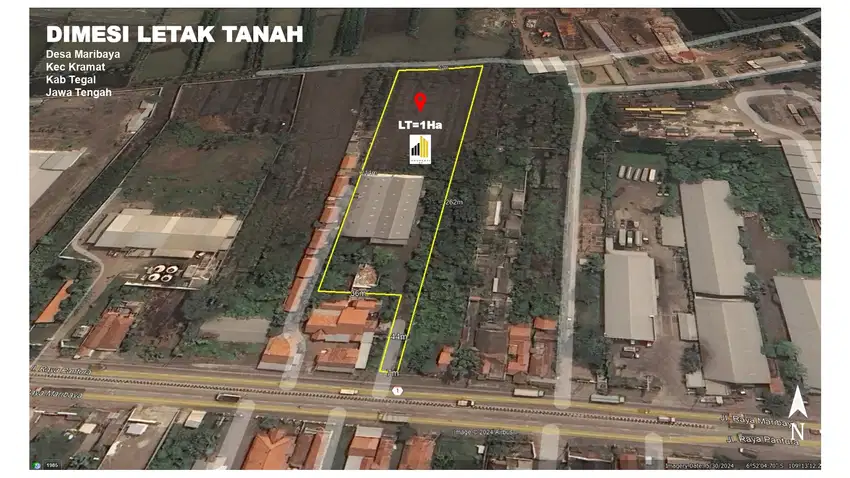 Tanah Desa Maribaya Kec. Kramat Tegal Jawa Tengah