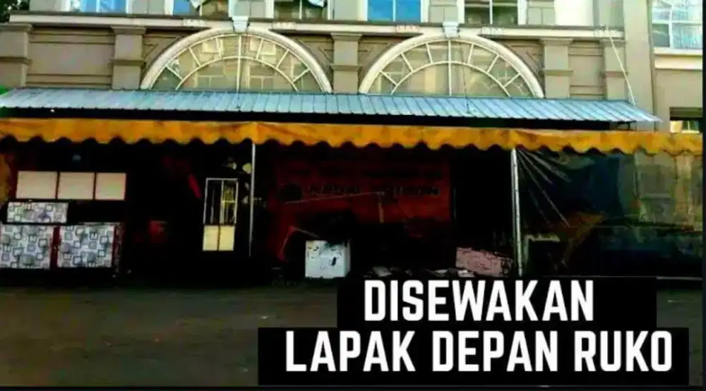 Disewakan Lapak Depan Ruko Poris Indah