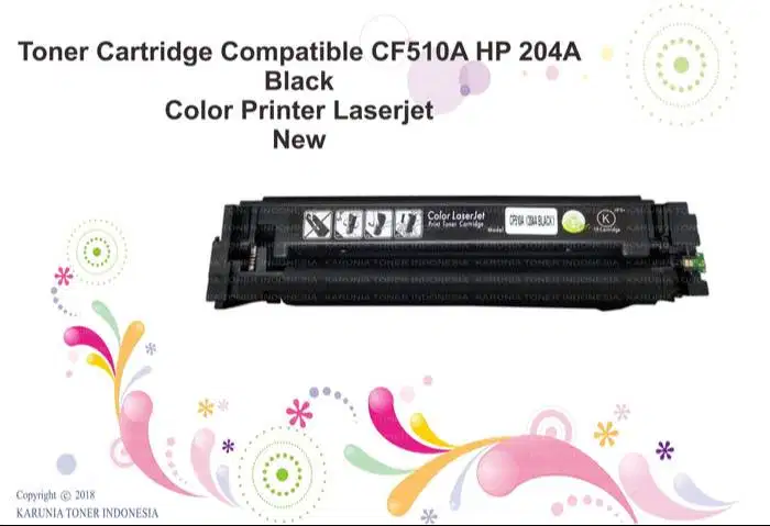Toner Cartridge Compatible CF510A HP 204A Black Color Printer Laserjet