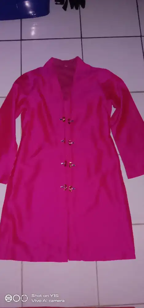 Dijual Kebaya Melayu Satin mengkilap