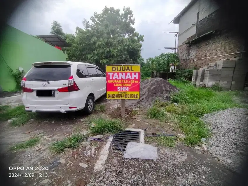 Di Jual Tanah Pinggir Jalan Raya Dekat Pasar
