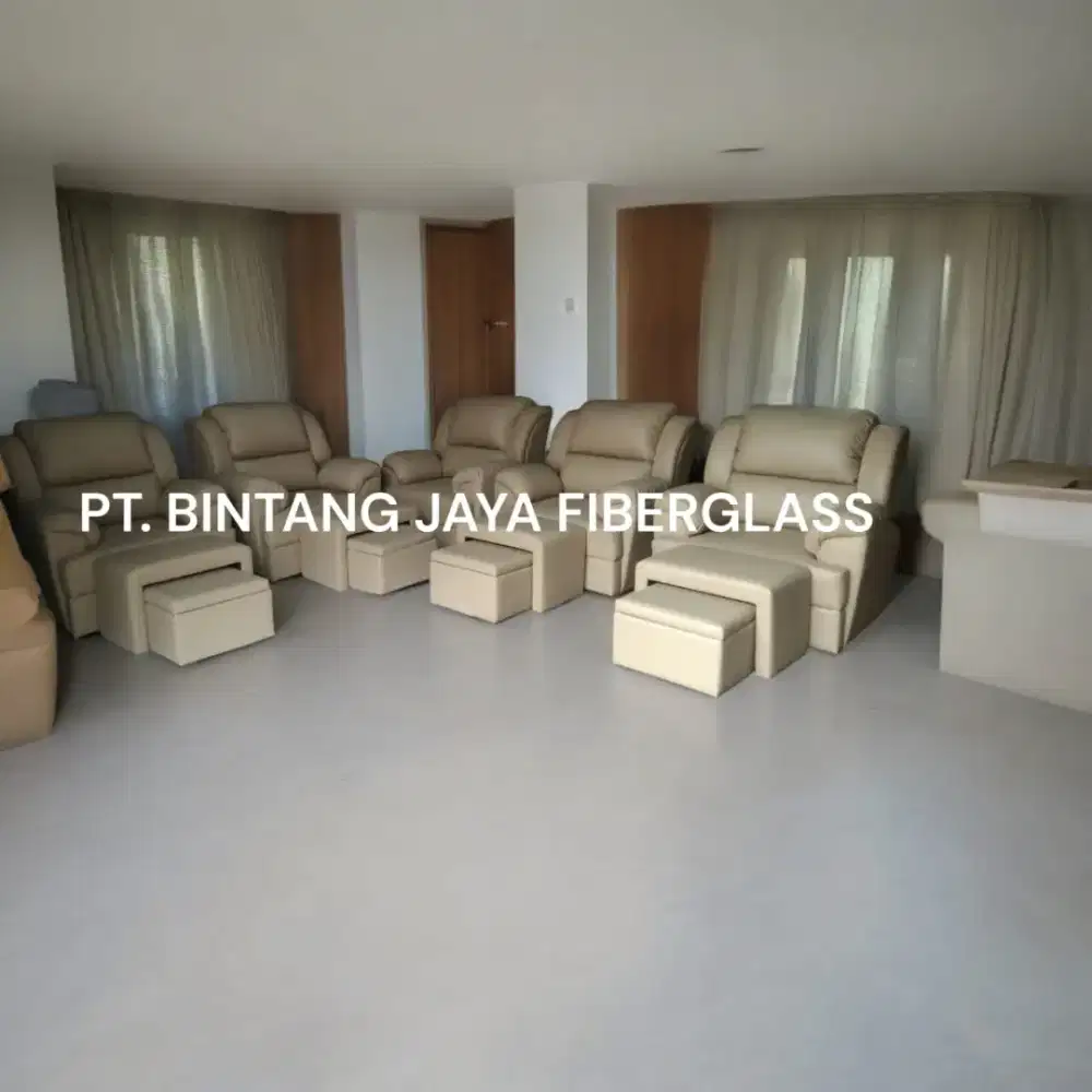 kursi pijat refleksi dagron warna cream