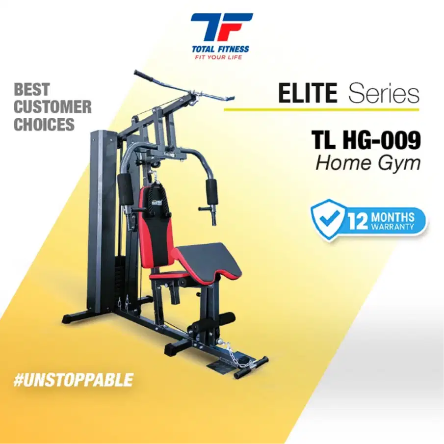 HOME Gym TOTAL Fitness 75kg Banyak Fungsi