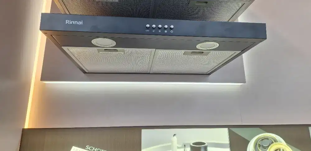 Cooker Hood Rinnai Penghisap Asap 60 Cm RH-126-B Exhaust Tudung Hisap