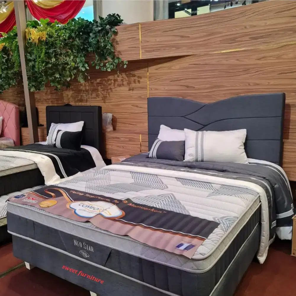 Springbed comforta neo star grey / neo star black 6 kaki