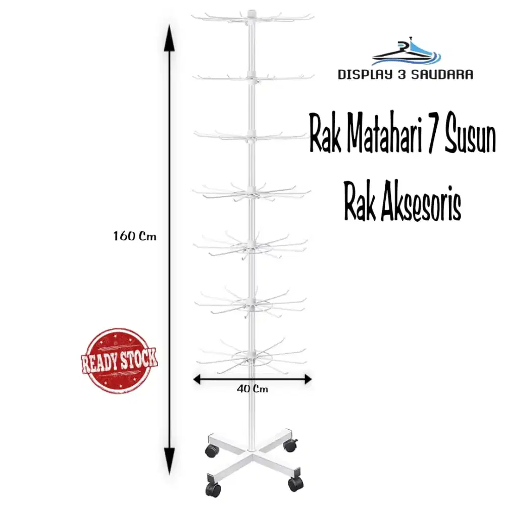 RAK AKSESORIS PUTAR MATAHARI 7SUSUN.