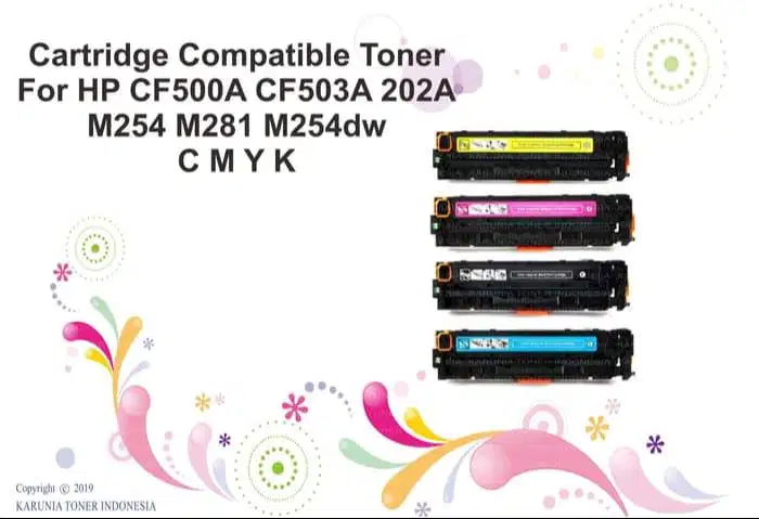 Cartridge Compatible Toner For HP CF500A CF503A 202A M254 M281 M254dw