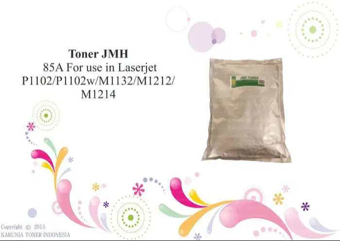 SERBUK TONER JMH 85A For use in Laserjet P1102 Berkualitas original