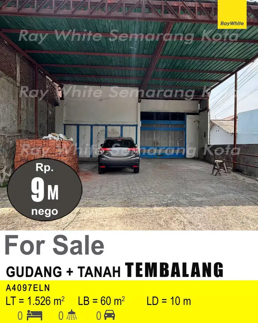 DIJUAL GUDANG DAN TANAH DI TEMBALANG A4097