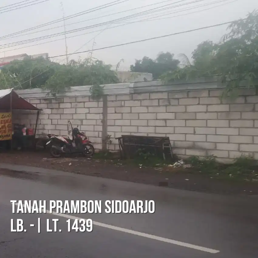 Dijual Tanah Pinggir Jalan di Prambon Sidoarjo