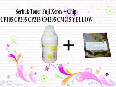 Serbuk Toner Fuji xerox + CHIP CP105 CP205 CP215 CM205 CM2 Berkualitas