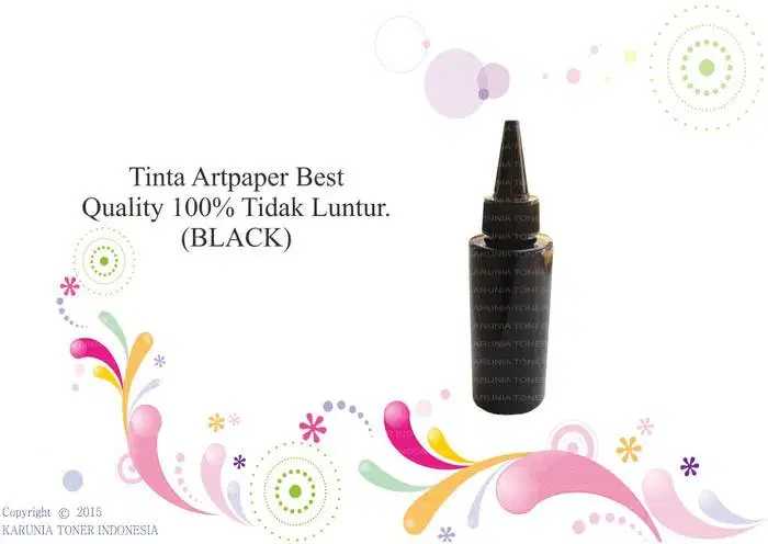 Tinta Artpaper Best Quality 100% Tidak Luntur. (BLACK) Berkualitas