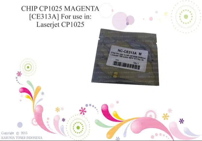 CHIP CP1025 MAGENTA [CE310A] FOR USE IN LASERJET CP1025 Berkualitas