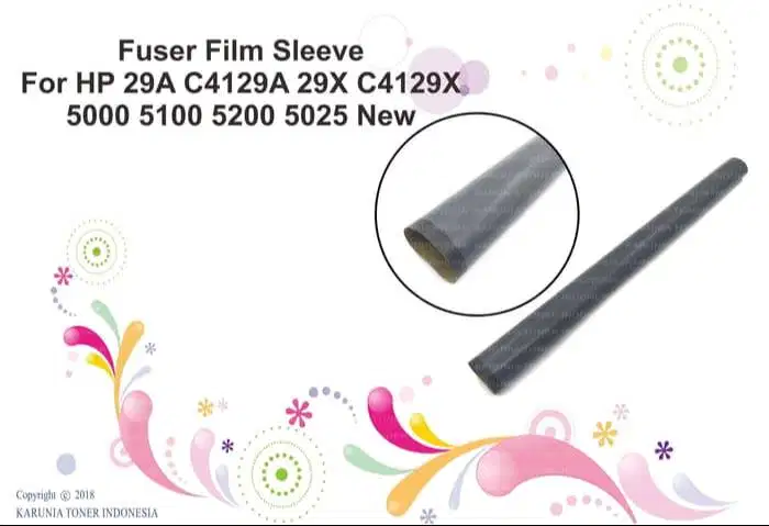 Fuser Film Sleeve For HP 16A 29A C4129A 29X C4129X 5000,5100,5200,5025