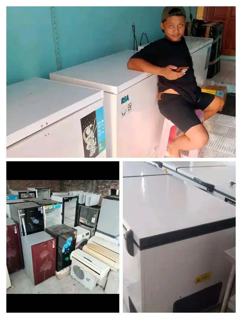 DIBELI ELEKTRONIK BEKAS ROSOK AC KULKAS KOMPUTER FREEZER DLL TAWARKAN