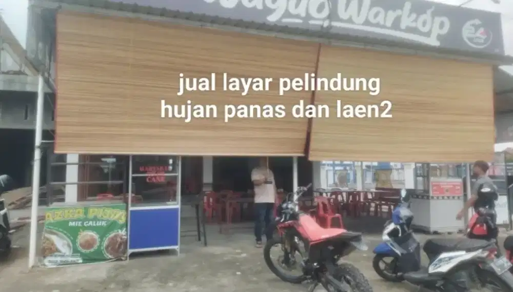 Jual layar pelindung hujan panas dan laen2
