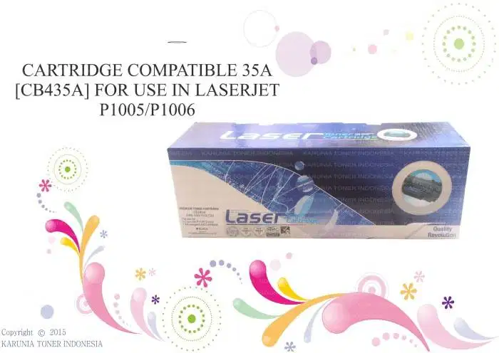 Toner Cartridge Compatible 35a Cb435a p1005 p1006 Murah