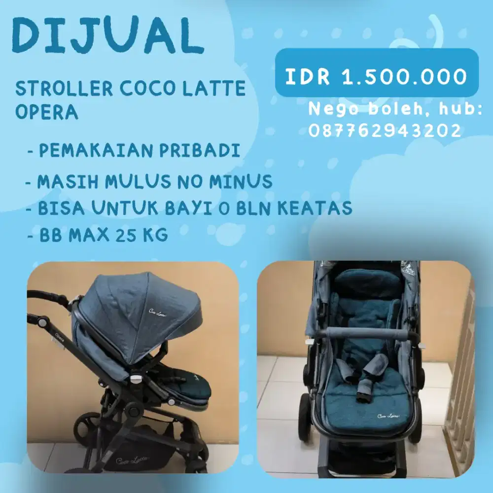 Stroller Coco latte opera