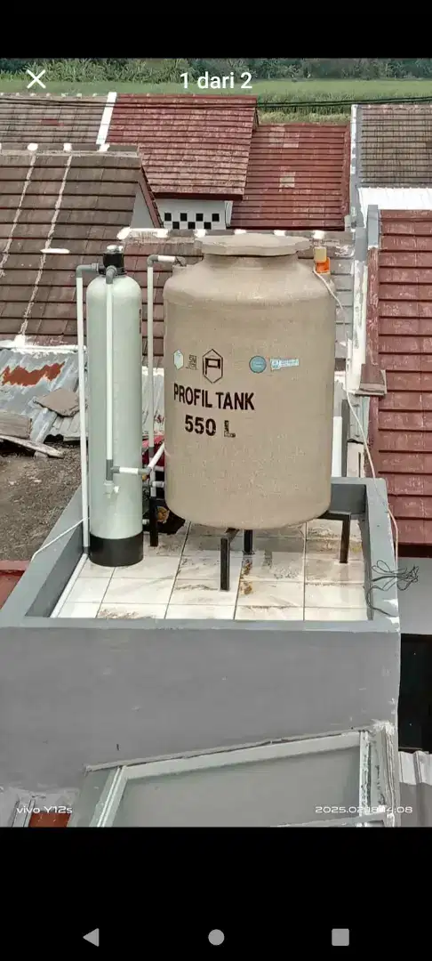 Filter air tabung frp nanotec 1054 dan kepala filter free onkir cod