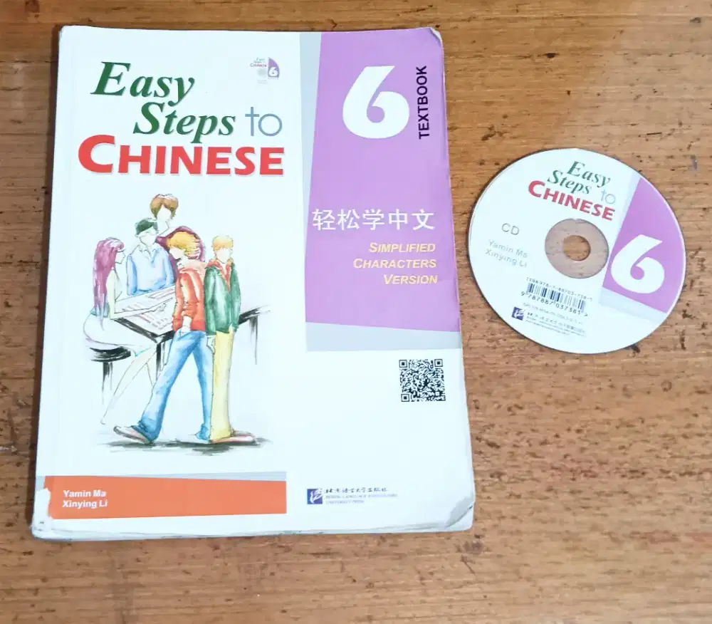 Buku Pelajaran Bahasa Mandarin Easy Step Chinese 6 Textbook Cina Ori