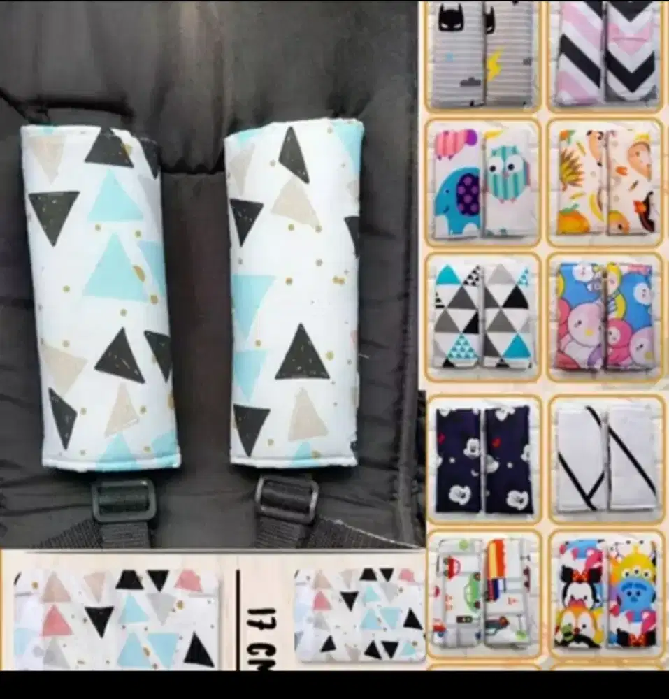 Pelapis Tali Seat Belt Pad Stroller kursi makan Gendongan Ergo